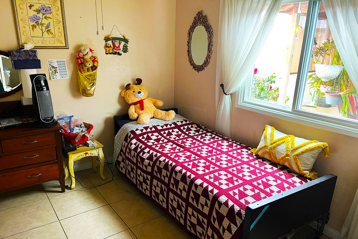 Private resident bedroom